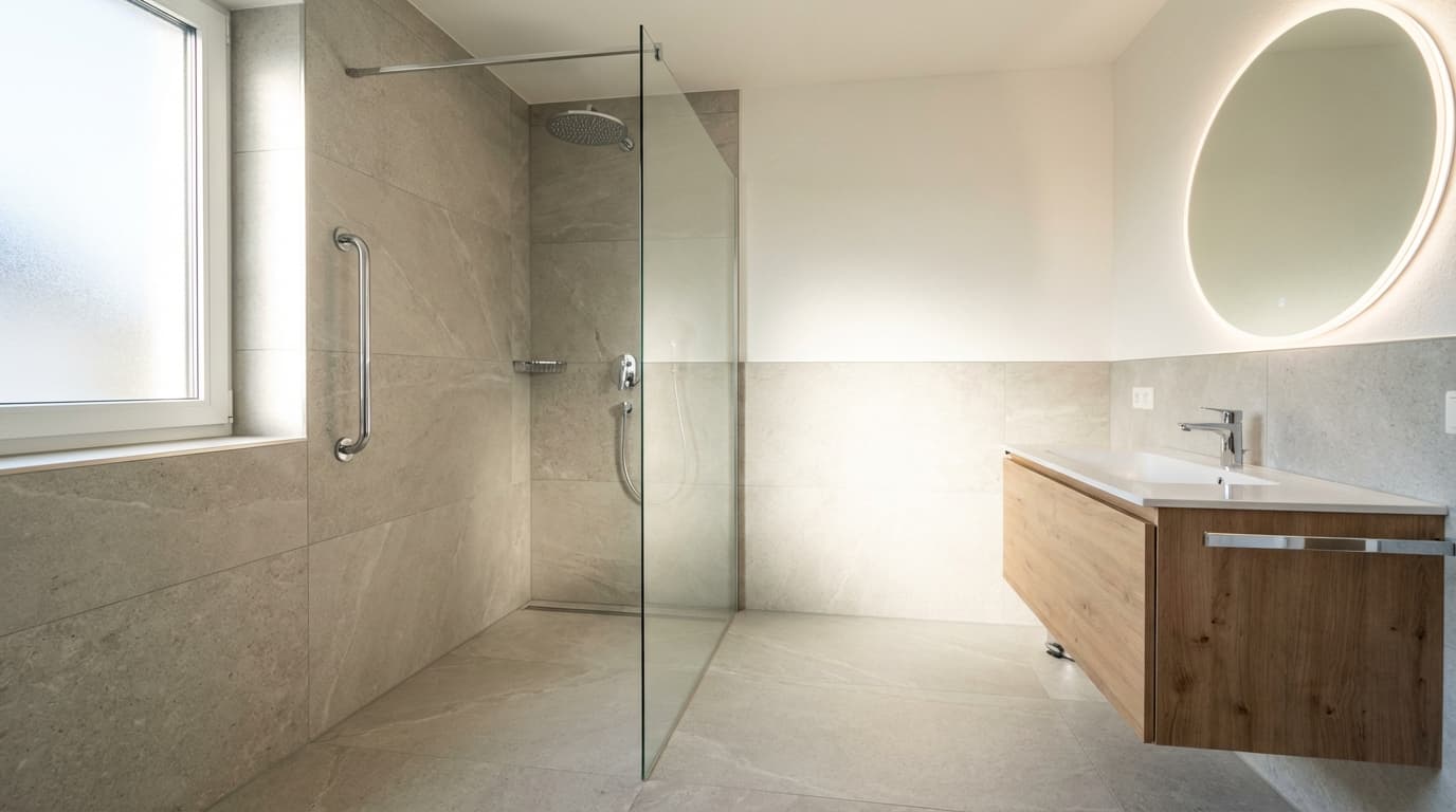 Bodengleiche Dusche nachrüsten — Kosten, Zuschüsse und Ablauf